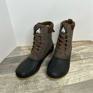 Toloog Boots, Womens 9, Lace up, Rubber Soles